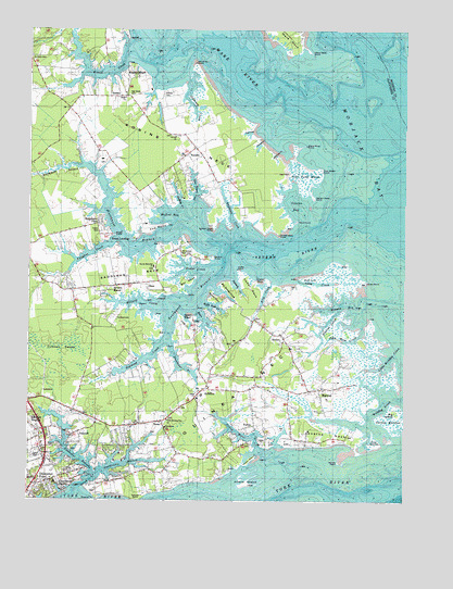 Achilles, VA USGS Topographic Map