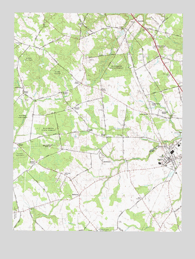 Clayton, DE USGS Topographic Map