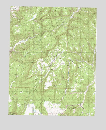 Clear Creek Mountain, UT USGS Topographic Map