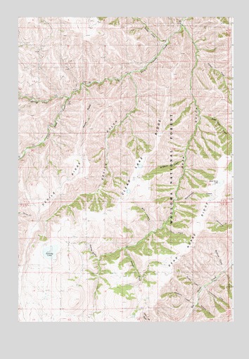 Clear Lake Ridge, OR USGS Topographic Map