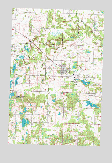 Clearbrook, MN USGS Topographic Map
