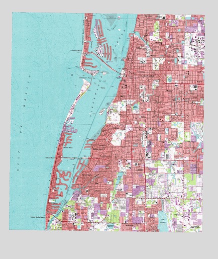 Clearwater, FL USGS Topographic Map