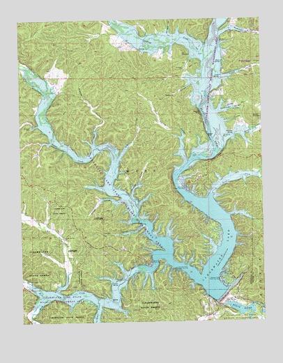 Clearwater Dam, MO USGS Topographic Map