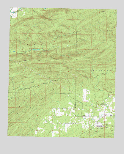 Clebit, OK USGS Topographic Map