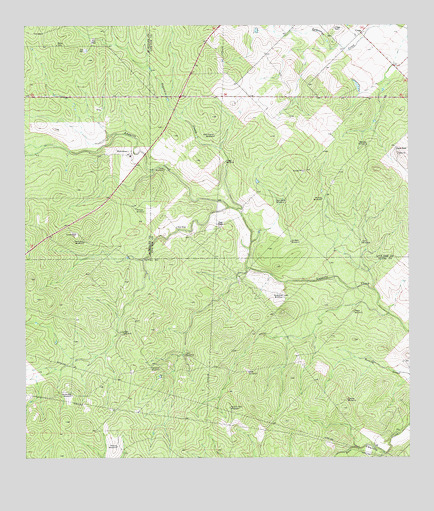 Clegg, TX USGS Topographic Map