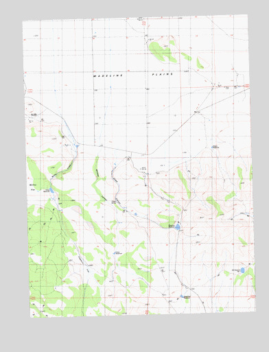 Cleghorn Flat, CA USGS Topographic Map