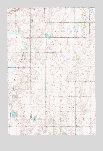 Clementsville, ND USGS Topographic Map