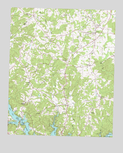 Clermont, GA USGS Topographic Map