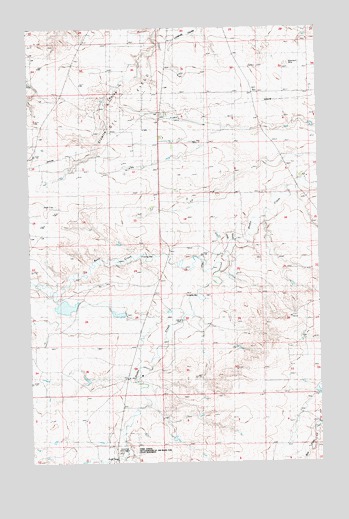 Cleveland NW, MT USGS Topographic Map