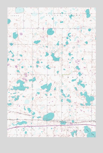 Cleveland NW, ND USGS Topographic Map