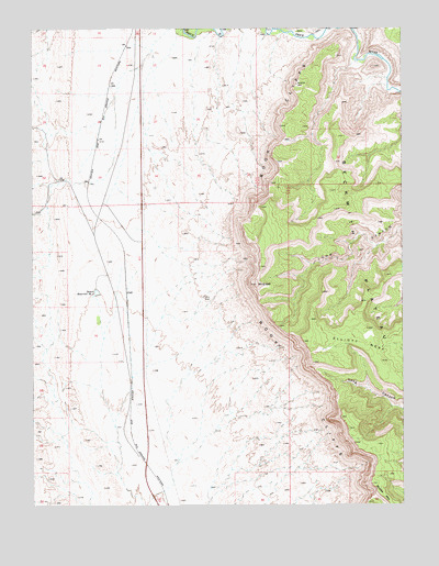 Cliff, UT USGS Topographic Map