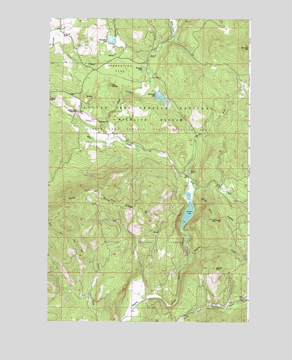 Cliff Ridge, WA USGS Topographic Map
