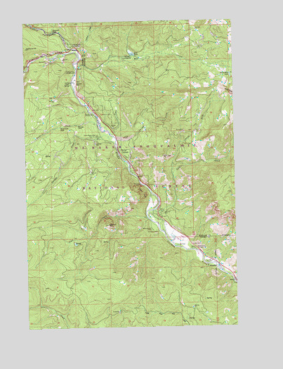 Cliffdell, WA USGS Topographic Map