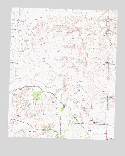 Cliffside, TX USGS Topographic Map
