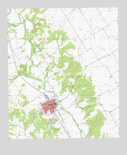 Clifton, TX USGS Topographic Map