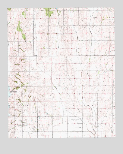 Anadarko NE, OK USGS Topographic Map