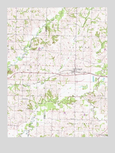 Clifton Hill, MO USGS Topographic Map