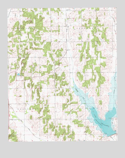 Anadarko NW, OK USGS Topographic Map