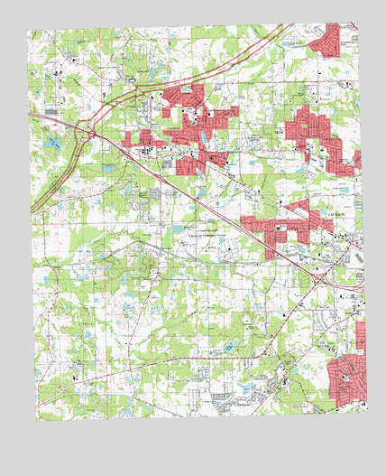 Clinton, MS USGS Topographic Map