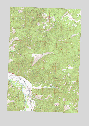 Clinton, MT USGS Topographic Map
