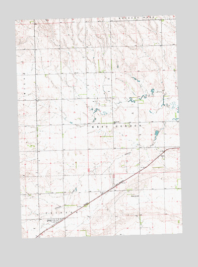 Clinton, NE USGS Topographic Map