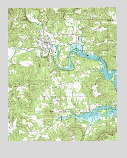 Clinton, AR USGS Topographic Map