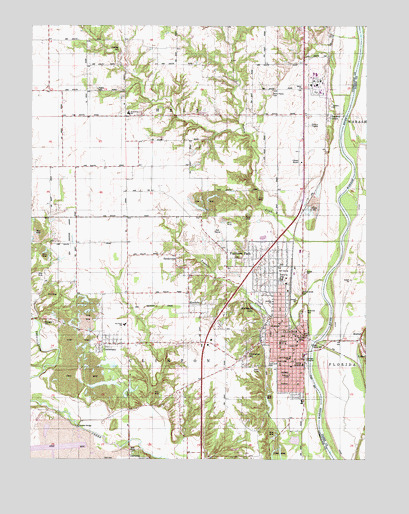Clinton, IN USGS Topographic Map