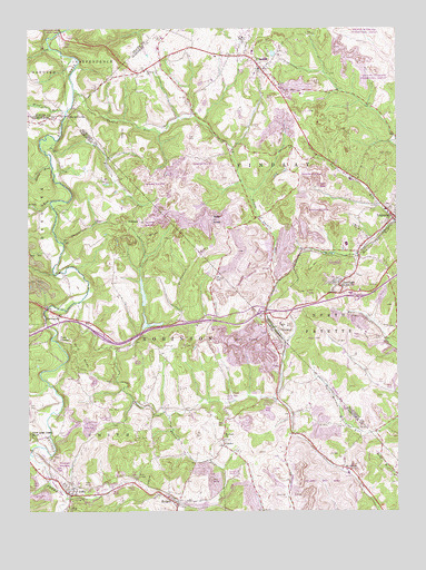 Clinton, PA USGS Topographic Map