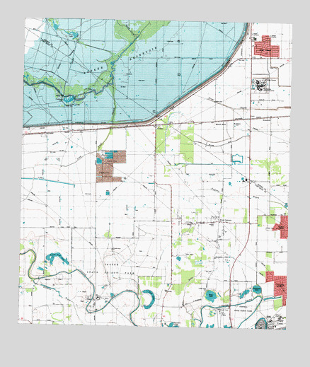 Clodine, TX USGS Topographic Map