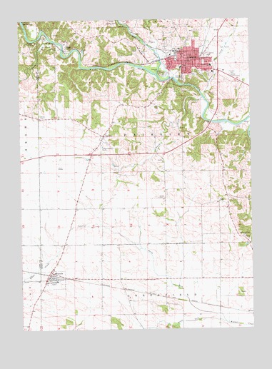 Anamosa, IA USGS Topographic Map