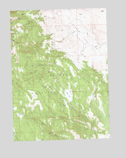 Clover Flat, OR USGS Topographic Map