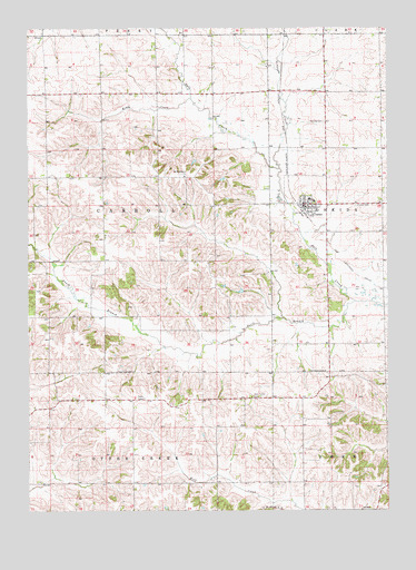 Clutier, IA USGS Topographic Map