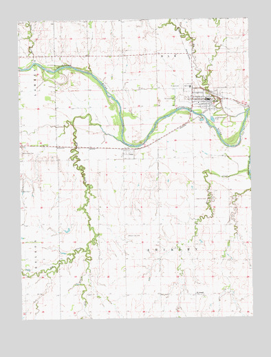 Clyde, KS USGS Topographic Map