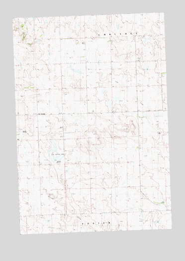Coal Springs, SD USGS Topographic Map
