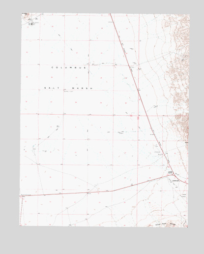 Coaldale, NV USGS Topographic Map