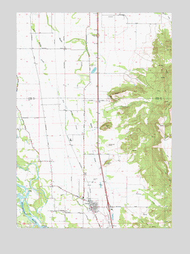 Coburg, OR USGS Topographic Map