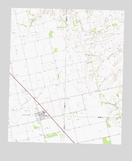Ackerly, TX USGS Topographic Map