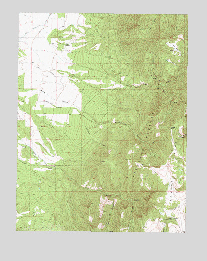 Coffee Peak, UT USGS Topographic Map