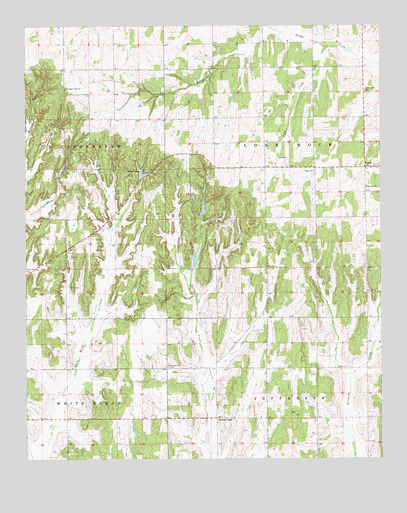 Cogar, OK USGS Topographic Map