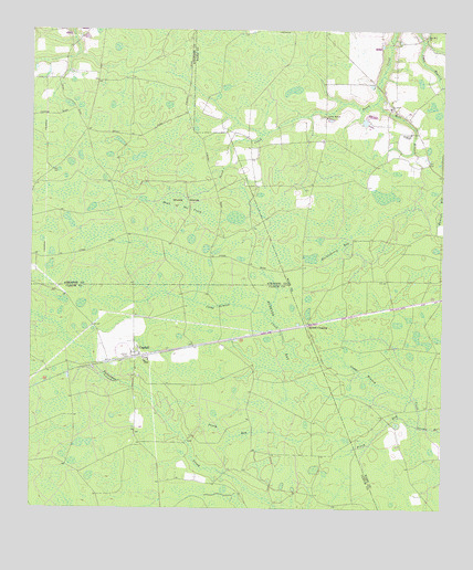 Cogdell, GA USGS Topographic Map