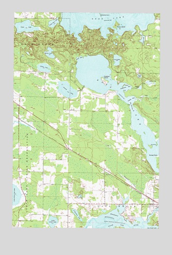 Cohasset West, MN USGS Topographic Map
