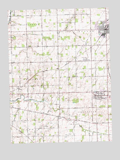 Coldwater, OH USGS Topographic Map