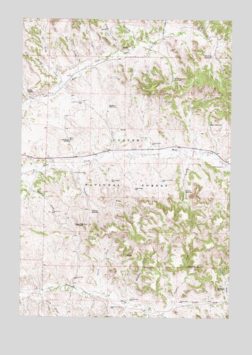 Coleman Draw, MT USGS Topographic Map