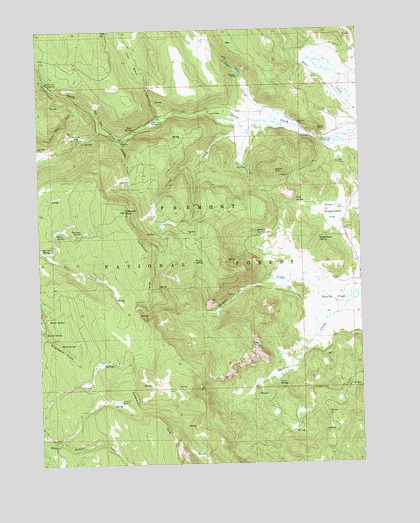 Coleman Point, OR USGS Topographic Map