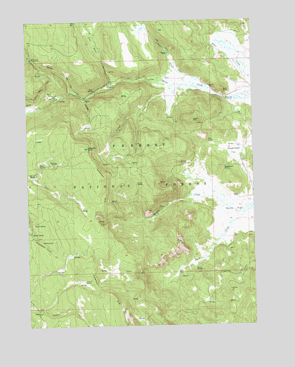 Coleman Point, OR USGS Topographic Map
