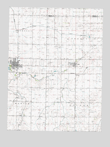 Colfax, IL USGS Topographic Map
