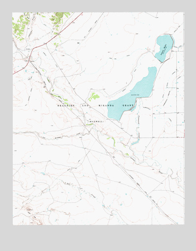 Colfax, NM USGS Topographic Map