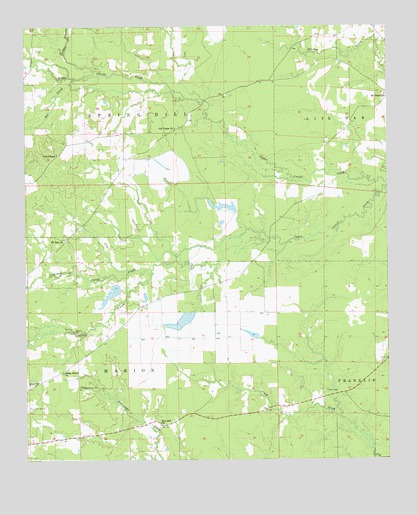 Collins NW, AR USGS Topographic Map