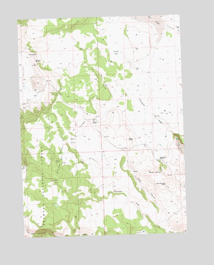 Collins Rim, OR USGS Topographic Map
