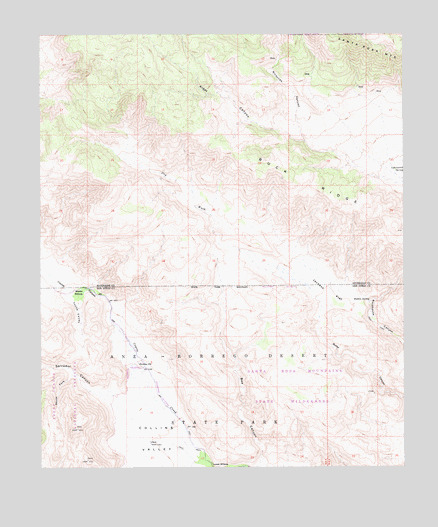 Collins Valley, CA USGS Topographic Map